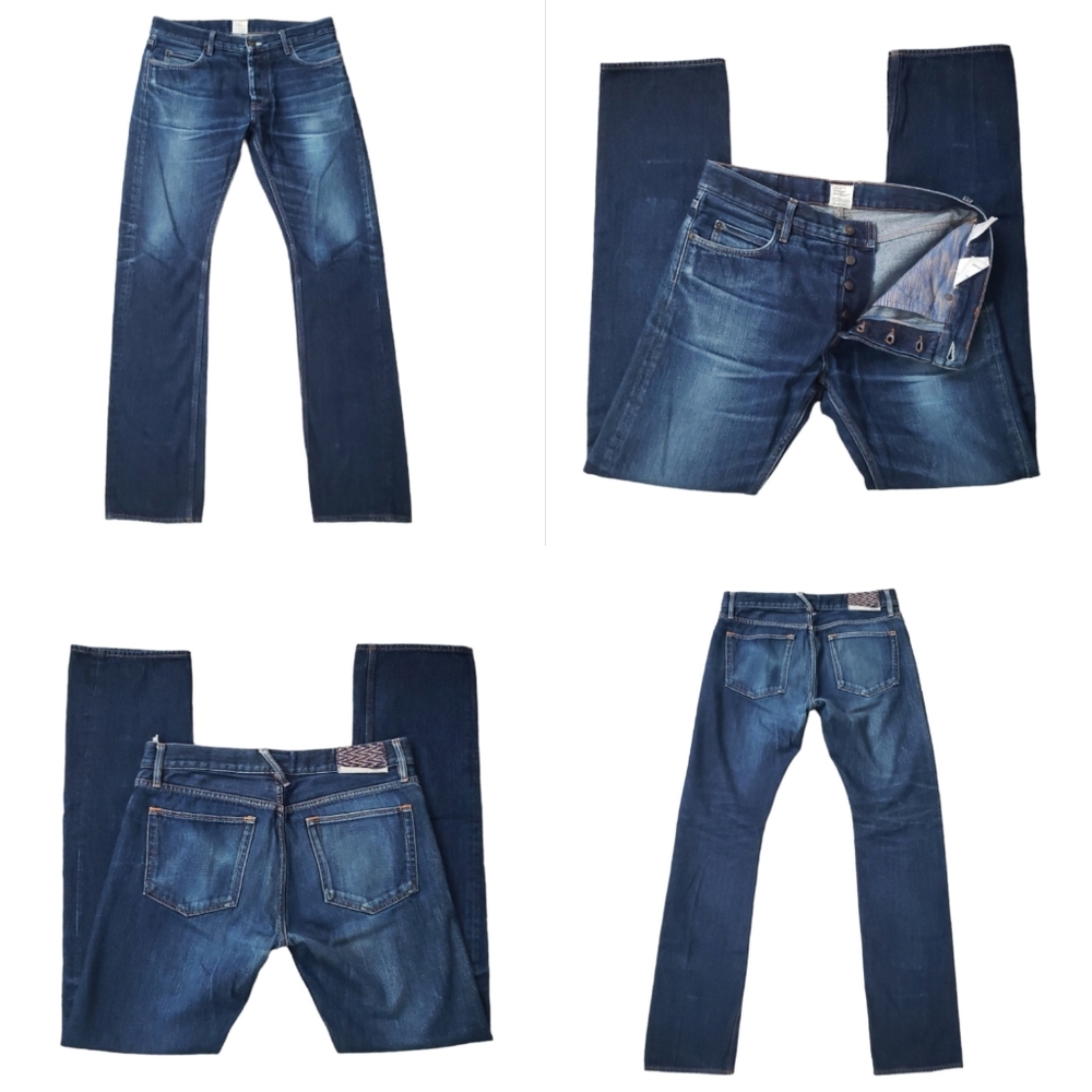 Missoni X Jean Machine J.M-2 Straight One Wash Japanese Denim Jeans Men 32 X 34